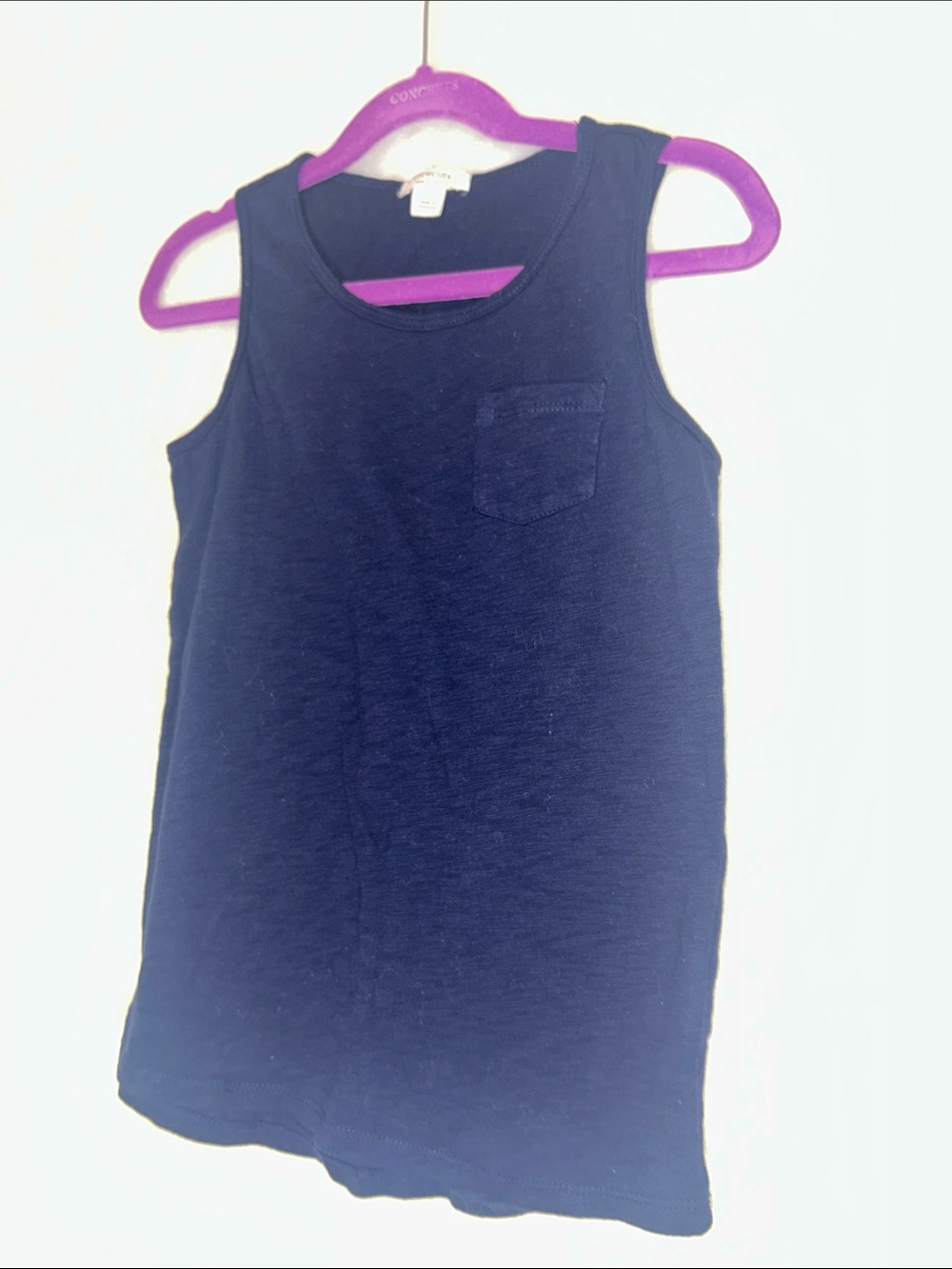 Crewcuts Kids Navy Tank Top - Classic Sleeveless Shirt